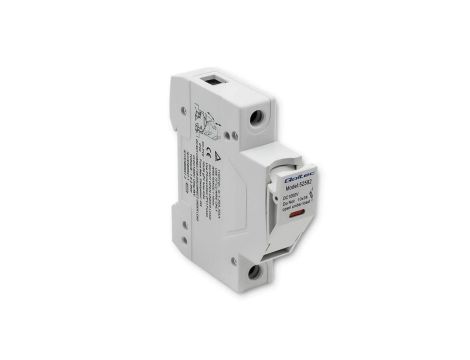 Qoltec Podstawa bezpiecznikowa z diodą + bezpiecznik DC 1P1000V 30A 10x38 solar