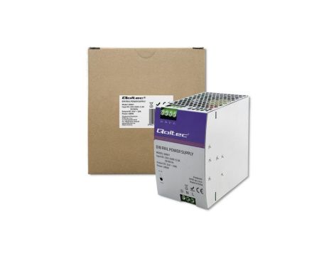 Qoltec Przemysłowy zasilacz na szynę DIN 480W 24V 20A