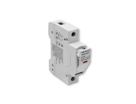 Qoltec Podstawa bezpiecznikowa z diodą + bezpiecznik DC 1P1000V 20A 10x38 solar