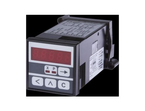 CM030140, Licznik wielofunkcyjny, Wyświetlacz LED, 5 dekad, 10kHz, 1x preset, 24V DC, (NO/NC), Złącze śrubowe 13pin, IP65