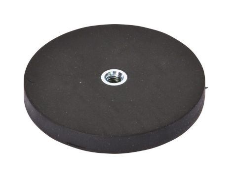 AY000129, akcesoria, Magnes, Ø66mm, Neodym-żelazo-bor, gwint wewnętrzny M6, guma