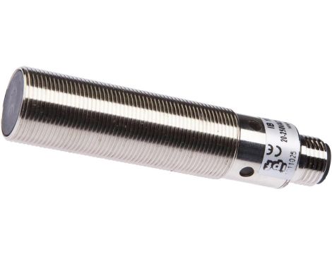 IB185130, czujnik indukcyjny, M18x1 80long, Sn: 5, 20-250V AC/DC, dwuprzewodowy NO, złącze MC 3pin, IP67