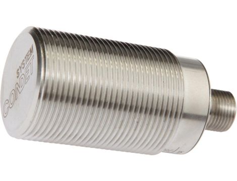 IC300226, czujnik indukcyjny, cała stal, M30x1.5 64long, Flush, Sn: 20, 10-30V DC, -25-85C, PNP NC, złącze M12 4pin, IP69K, wspó