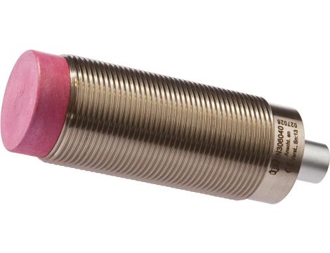 IN306040, czujnik indukcyjny, M30x1,5 91long, Nierozbieralny, Sn: 13, 0-230C, Inne Anschluss an Verstärker, Lemo-złącze, IP50