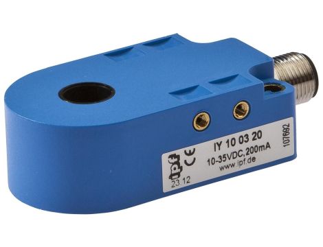 IY100320, czujnik indukcyjny, 20x71x35mm, pierścień 10.1, 10-35V DC, PNP NC/NO, złącze M12 3pin, IP67, Poliamid, Static