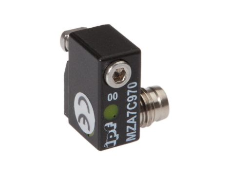 MZA7C970, czujnik magnetyczny, 6,2mm T-rowek, 16x20x9,2mm, 10-30V DC, -40-80C, 1x PNP NO, Złącze M8 3pin, IP67, LED, 2,8mT