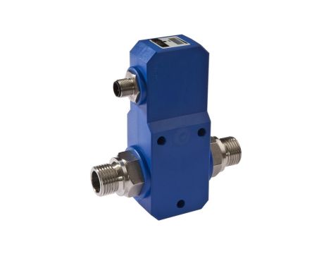 SS270124, czujnik przepływu, wody, kalorymetryczny, 108x118x38mm, G1/2 cala, 24V DC, PNP NO, złącze M12 4pin