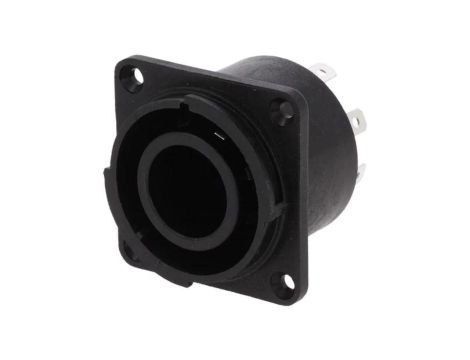 Złącze okrągłe konektory 4,8mm lutowanie CLIFFCON 10A 250VAC FCR2074