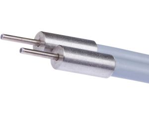 LS060101, bariera światłowodowa, 0,6m, gł: Stal nierdzewna 10long Ø1,5 Ø6, końcówka: M18x1 mosiądz, Sn: 180, -40-180C, IP67