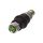 VK000039, Adapter, M8 żeński 4pin prosty, M8 męski 3pin prosty, 24V, -25-85C, IP67