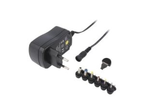 Zasilacz impulsowy uniwersalny 3VDC 1A 12W wtyczkowy kątowe ESPE-12UN-W2E