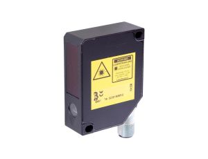 PT65002H, czujnik laserowy, czujnik rozproszonego odbicia, 65x50x21mm, Sn:100-600mm, 12-28V DC, 0-10V, Złącze M12 5pin, IP67,