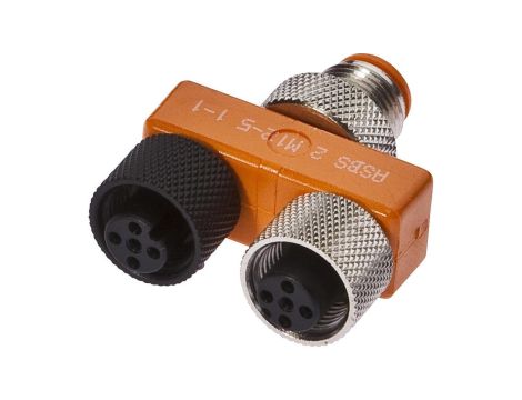 VK001045, rozdzielacz, okablowanie równoległe, 2x M12 5pin, M12 5pin
