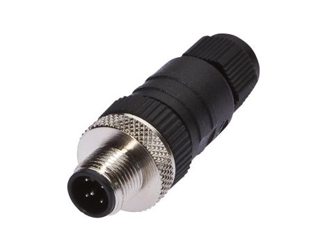VK003029, Ø3-6,5mm, 4A, 60V, -25-90C, M12 Męskie 5pin, IP67, PBT