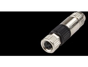 VK003S74, Gniazdo kablowe Ø4-5,1mm, 4A, 32V, -25-85C, M8 żeńskie 3pin, IP67