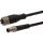 VK200F64, Kabel przyłączeniowy, 2m, M12 żeński 3pin prosty, M8 męski 3pin prosty, 3x0,34mm, PUR, 60V, IP67