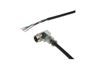 VK500821, Kabel połączeniowy, 5m, M12 żeński 5pin Angular, 5x0,34mm, PUR, Ø5,2mm, 30V, -30-90C, IP67, TPU, 4A