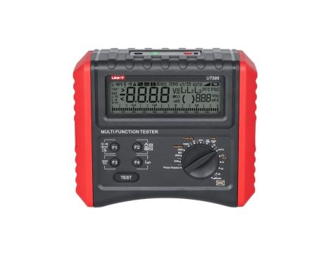 Miernik wielofunkcyjny z funkcją testu wyłączników RCD tester cyfrowy LCD do instalacji elektrycznych UNI-T UT595