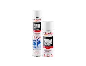Piana montażowa wężykowa pianka 650ml Schmith