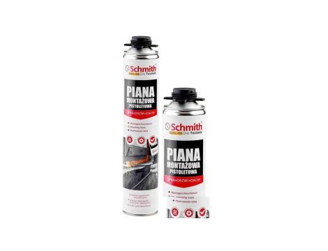 Piana montażowa pistoletowa pianka 750ml Schmith