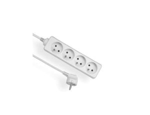 Przedłużacz 4-gniazda 1,5m biały EASY