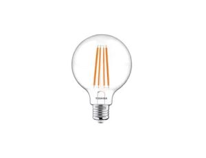 Toshiba Żarówka E27 G95 led 7W 2700K DIM ściemnialna RETRO Vintage filament 806lm