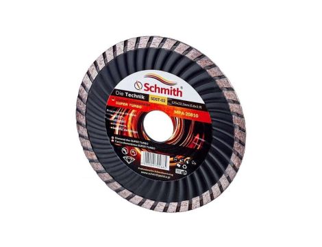 Tarcza diamentowa 125 do betonu zbrojnego glazury SCHMITH