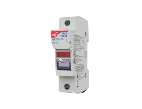 Rozłącznik, podstawa bezpiecznikowa PMX 1P do bezpieczników 10x38, 1000V DC, 32A, dla instalacji PV z sygnalizacją 485152