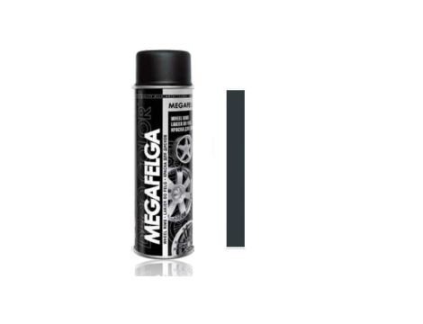 Farba do felg antracyt lakier akrylowy spray 500ml RAL 7016 MEGAFELGA A