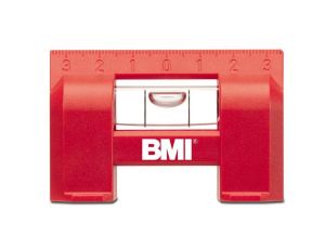 Magnetyczna mini-poziomica instalacyjna BMI E-LEVEL magnet dla elektryków i instalatorów