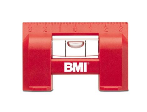 Magnetyczna mini-poziomica instalacyjna BMI E-LEVEL magnet dla elektryków i instalatorów