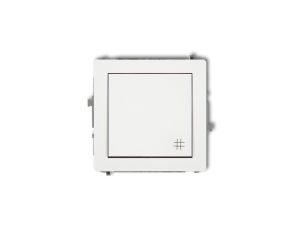 DECO Mechanizm łącznika krzyżowego, biały mat 25DWP-6