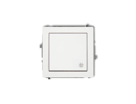 DECO Mechanizm łącznika krzyżowego, biały mat 25DWP-6