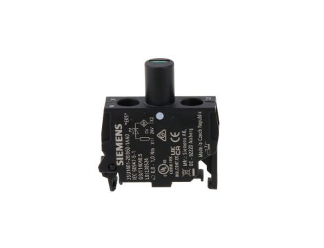 Oprawka blok LED biały 24V AC-DC montaż w obudowie przył śrubowe SIRIUS ACT 3SU1401-2BB60-1AA0