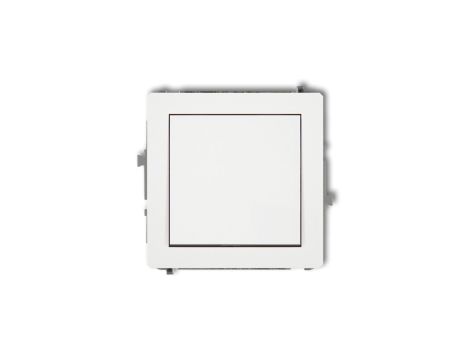 DECO Mechanizm łącznika jednobiegunowego, biały mat 25DWP-1