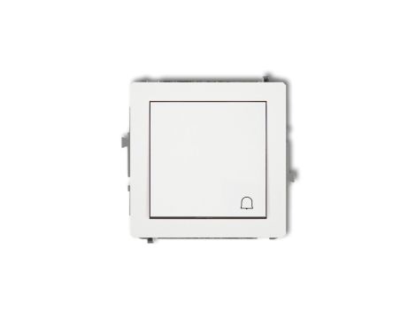 DECO Mechanizm łącznika zwierny dzwonek, biały mat 25DWP-4