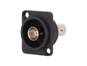 Łącznik BNC gniazdo z obu stron 75 czarny FT 19x24mm CP303095
