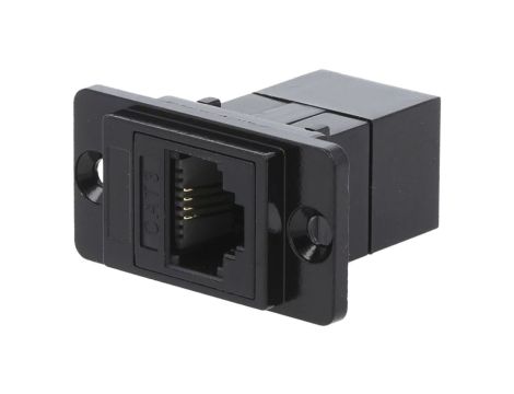 Łącznik DUALSLIM RJ11 6p4c Kat 3 gniazdo z obu stron CP30723MB