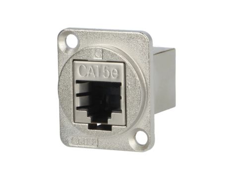 Łącznik FT RJ45 8p8c Kat 5e ekranowane 19x24mm metal CP30220SM