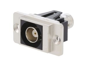 Łącznik BNC gniazdo z obu stron 50 srebrny DUALSLIM 29mm CP30737M