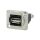 Łącznik USB A - USB A 2.0 FT metal 19x24mm CP30208NM