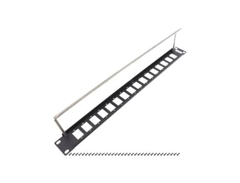 Patch panel adapter montażowy SLIM RACK przykręcany 29mm CP30159