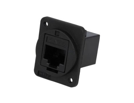 Łącznik FT RJ45 8p8c Kat 6 gniazdo z obu stron 19x24mm CP30222X