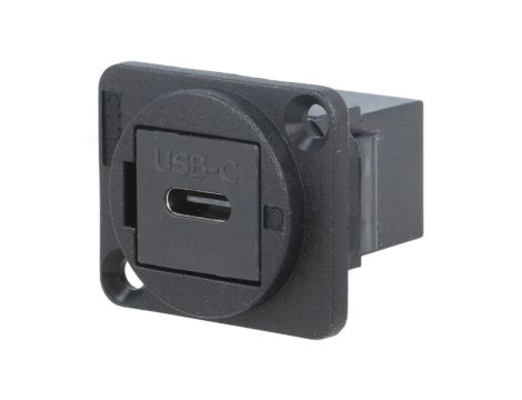 Łącznik USB C - USB C FT plastik 19x24mm CP30201