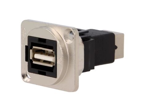 Łącznik USB A - USB B 2.0 FT metal 19x24mm CP30209NM