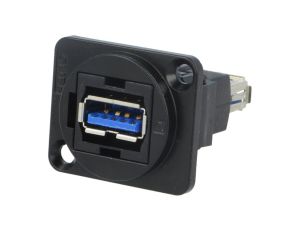 Łącznik USB A - USB A 3.0 FT metal 19x24mm CP30205NMB