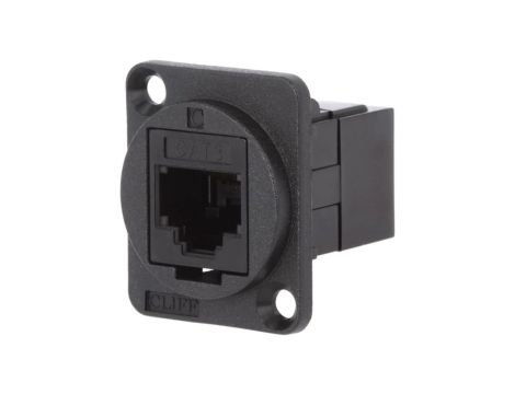 Łącznik FT RJ11 6p4c Kat 3 gniazdo z obu stron 19x24mm CP30223