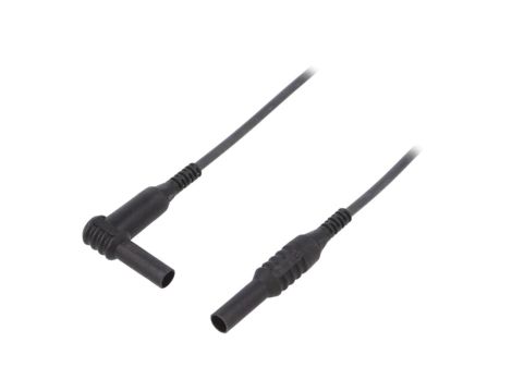 Przewód pomiarowy 1kVDC 10A 1,5m czarny Izolacja silikon CIH30241B