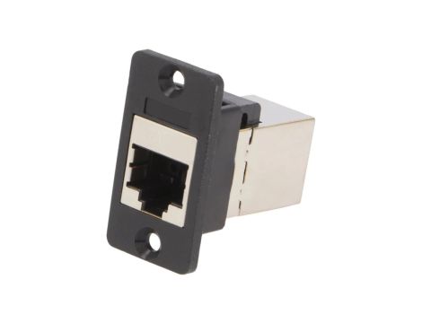 Łącznik RJ45 - RJ45 Kat 6 8p8c SLIM ekranowane 29mm plastik CP30622S