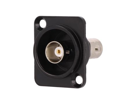 Łącznik BNC gniazdo z obu stron izolowane 50 czarny FT CP30125